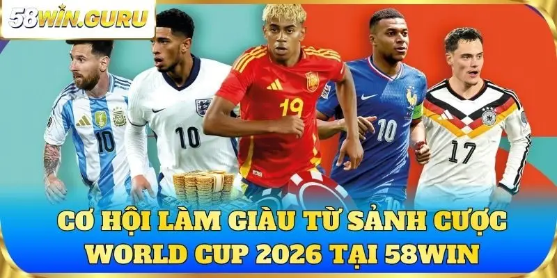 Cơ hội làm giàu từ các sảnh cược World Cup 2026